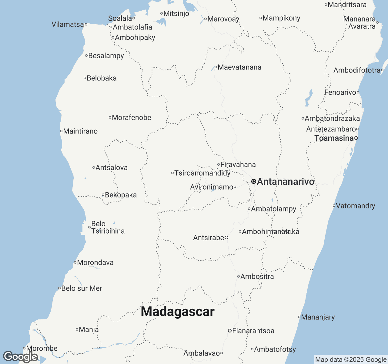 Map of Madagascar